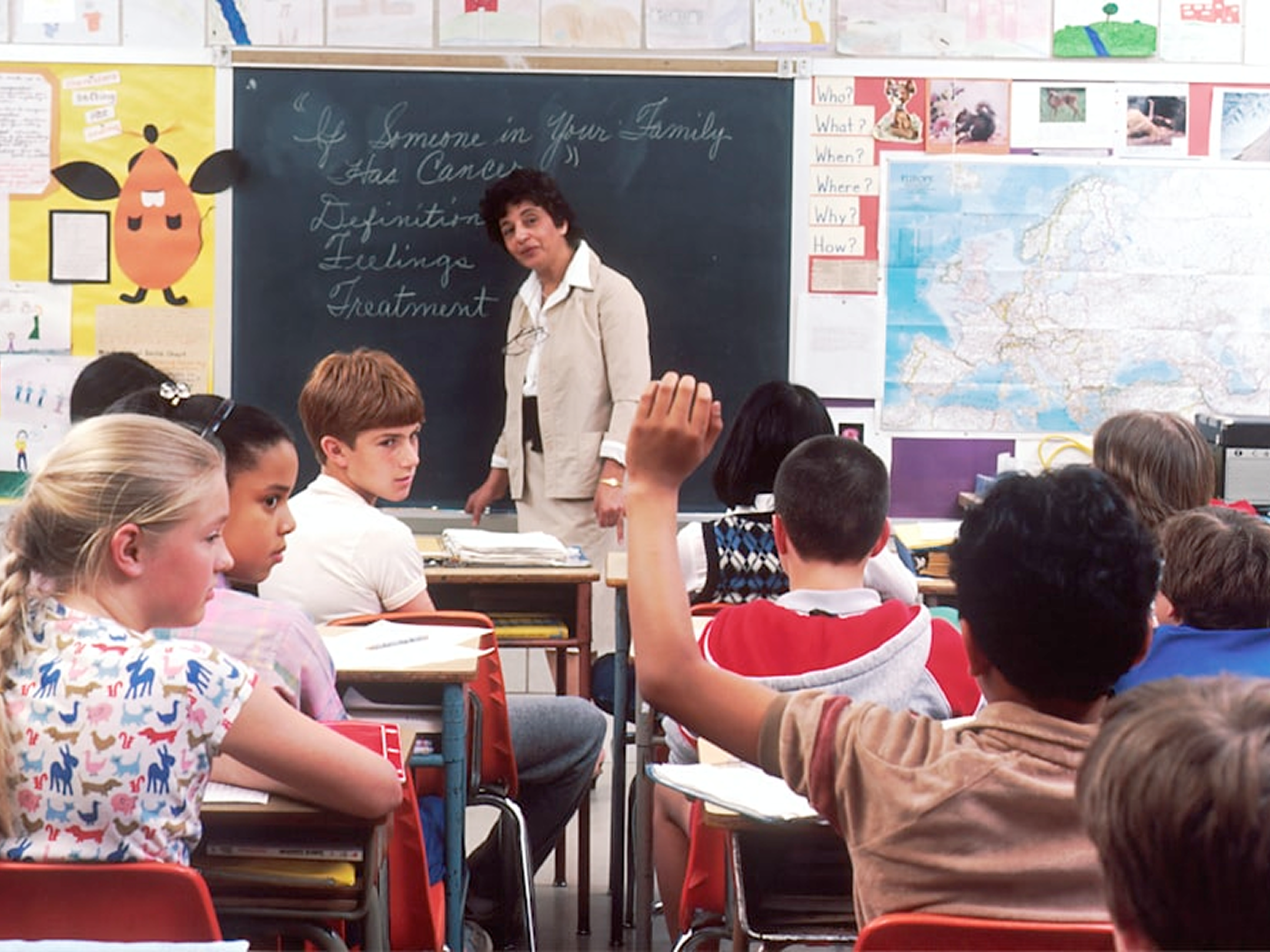 Teachers in classroom